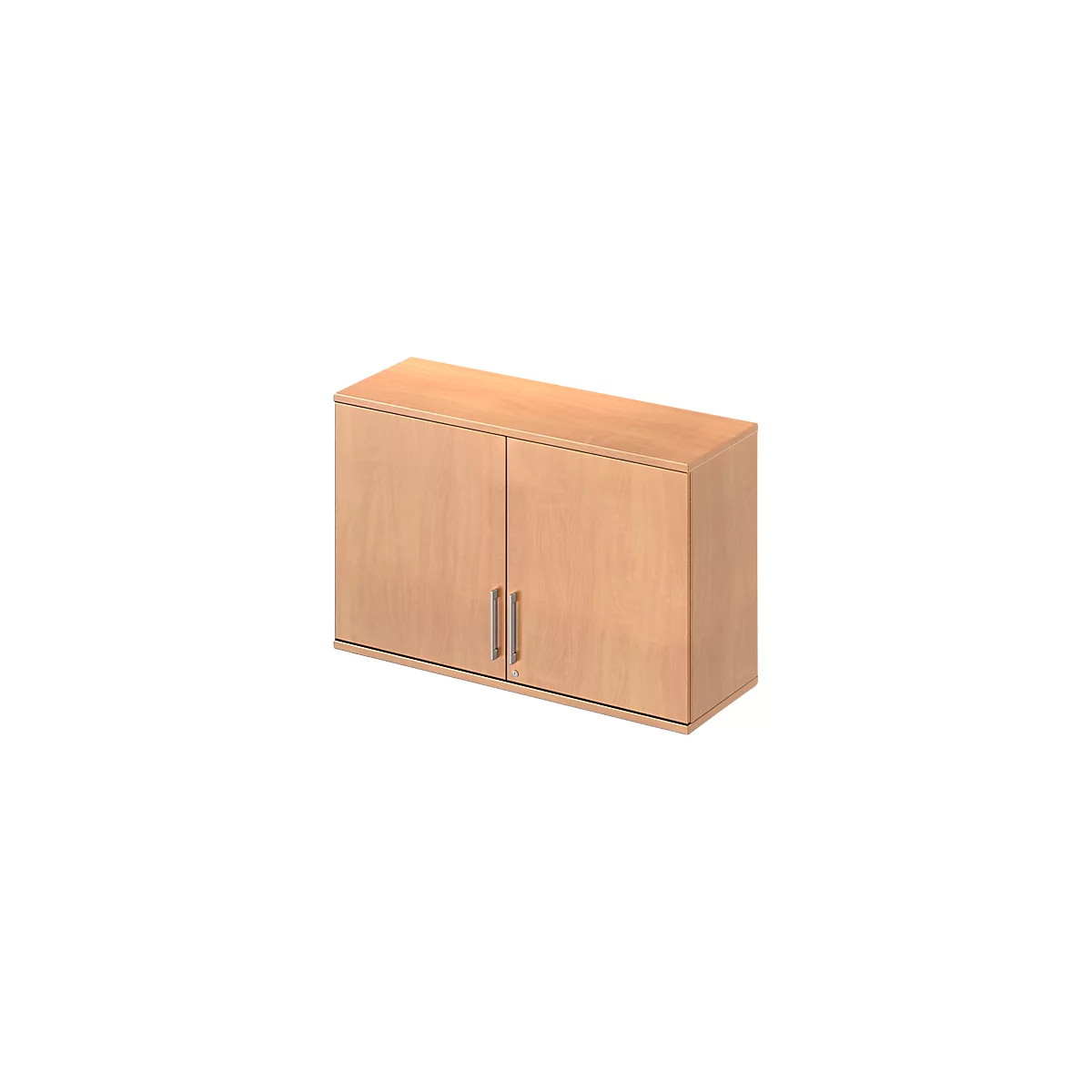 Schäfer Shop Genius Aufsatzschrank TETRIS WOOD, 2 OH, B 1200 mm, abschließbar, Buche-Dekor