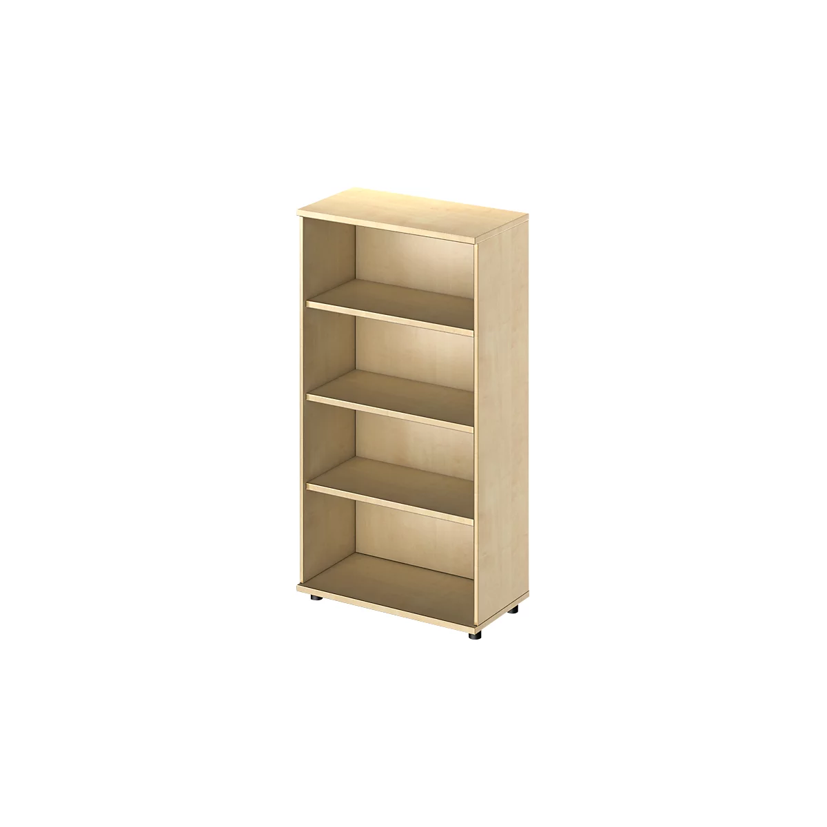 Schäfer Shop Genius Bibliothèque étagères TETRIS SOLID, panneau de particules, 4 HC, l. 800 x P 421 x H 1520 mm, décor érable 