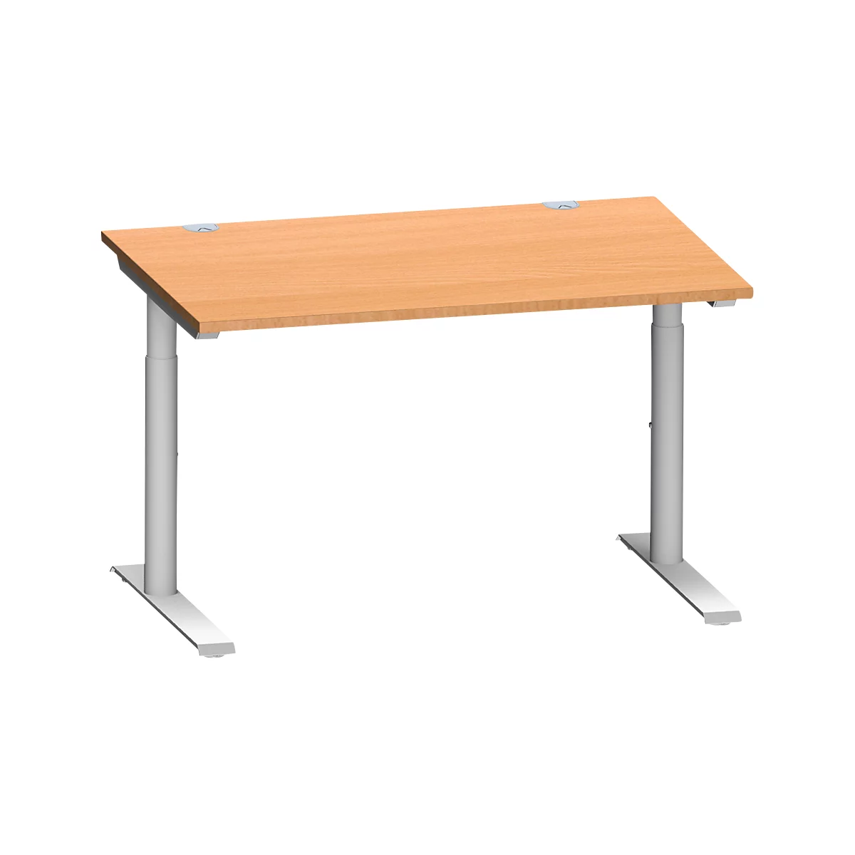 Schäfer Shop Genius Bureau MODENA FLEX, 1200 x 800 mm, hêtre