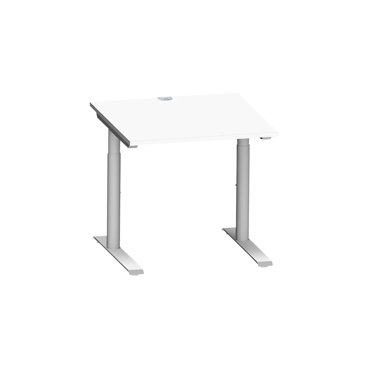 Schäfer Shop Genius Bureau MODENA FLEX, 800 x 800 mm, blanc