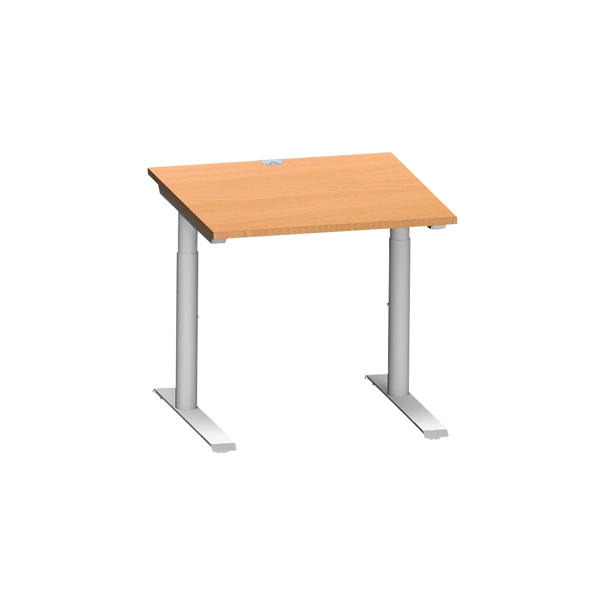 Schäfer Shop Genius Bureau MODENA FLEX, 800 x 800 mm, hêtre