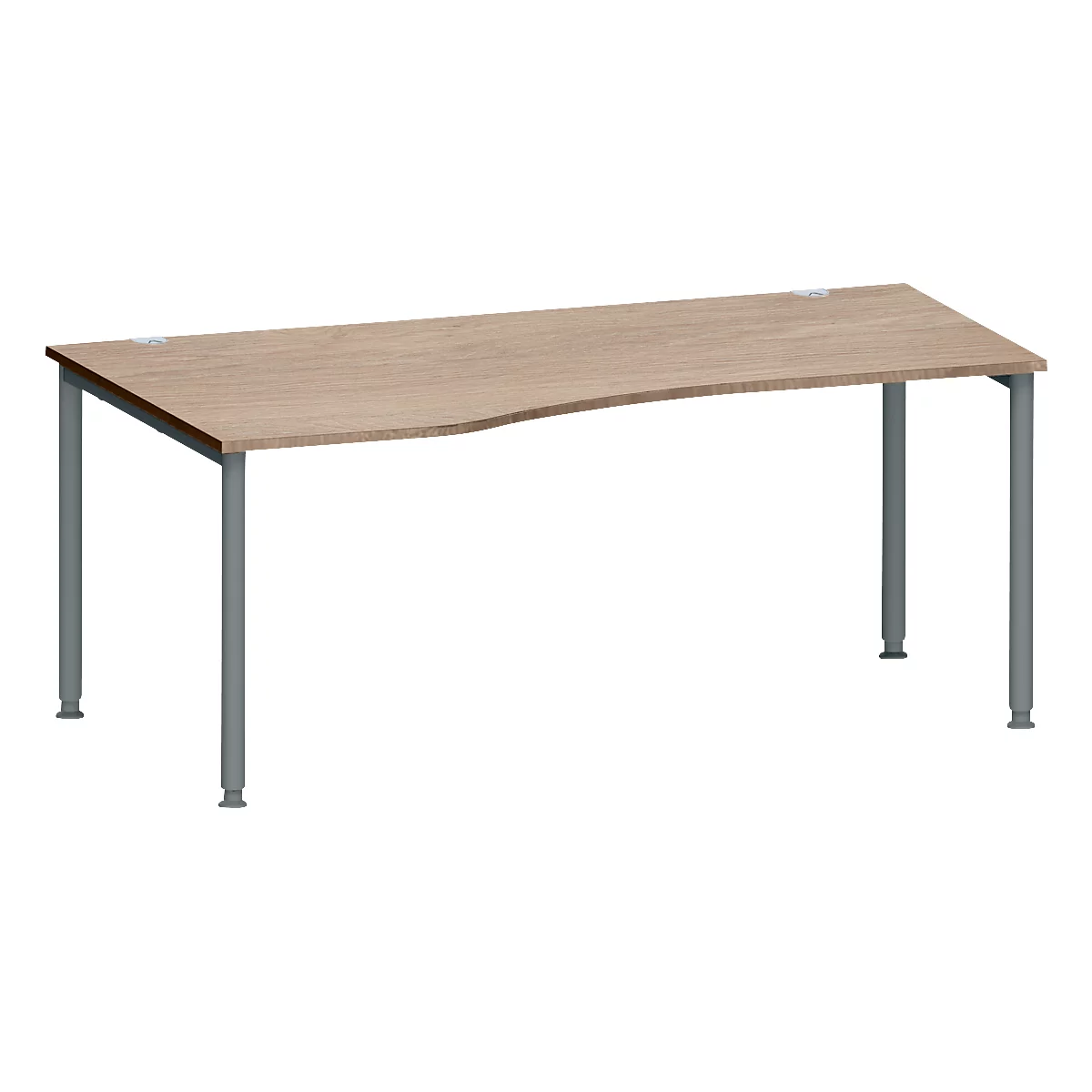 Schäfer Shop Genius bureau MODENA FLEX, aanbouw links B 1800 mm, eiken/antraciet