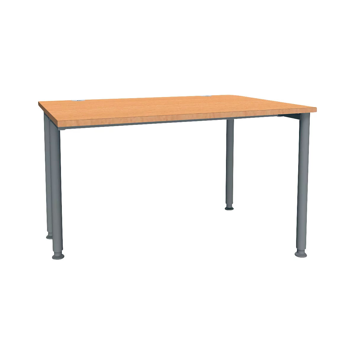 Schäfer Shop Genius bureau MODENA FLEX, breedte 1200 mm, aan één zijde ingekort, beuken/antraciet