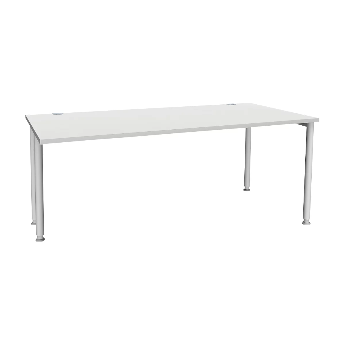 Schäfer Shop Genius Bureau MODENA FLEX, largeur 1800 mm, piètement plus étroit d'un côté, 