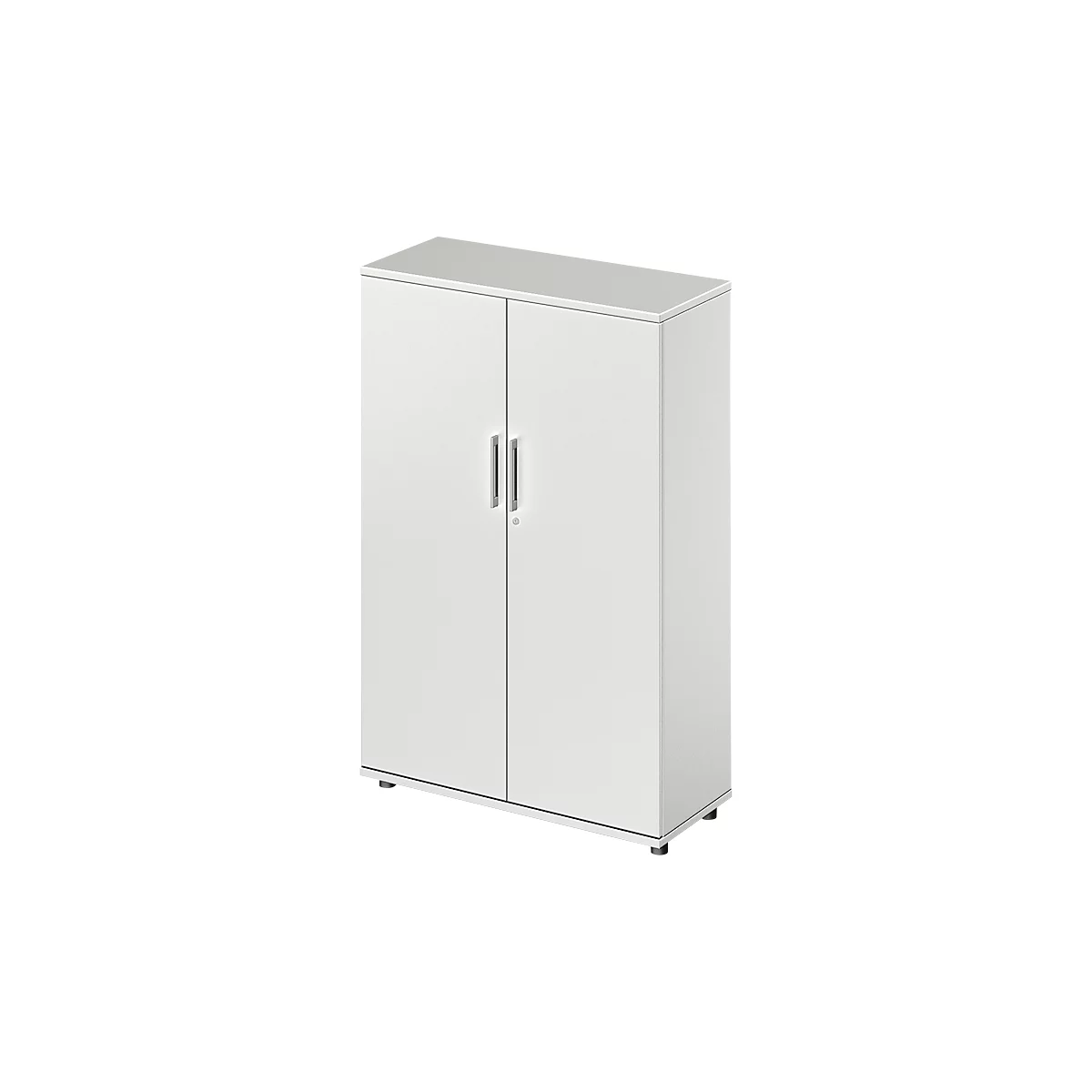 Schäfer Shop Genius draaideurkast TETRIS WOOD, 4 OH, hoogte incl. glijders, B 1000 mm, lichtgrijs