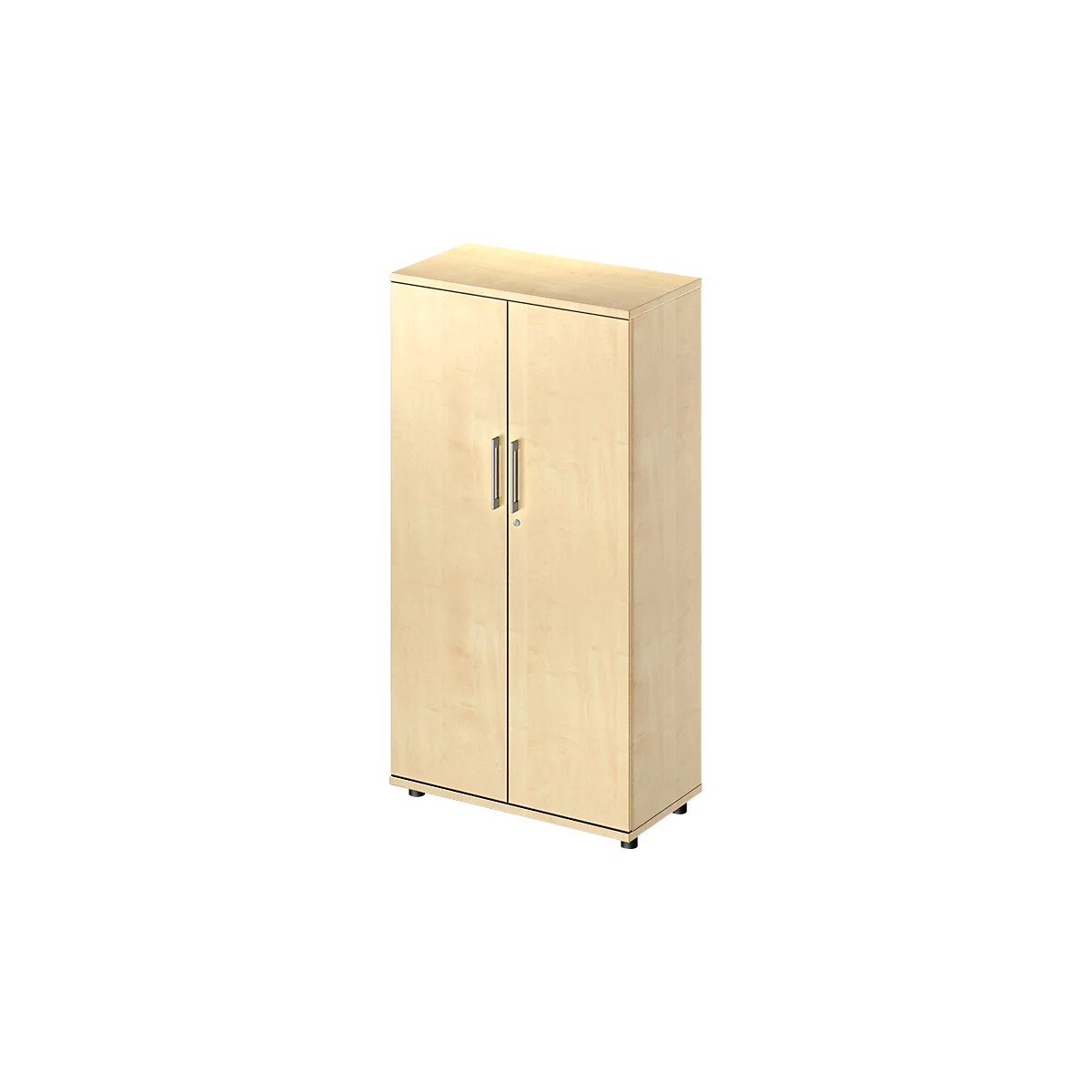 Schäfer Shop Genius draaideurkast TETRIS WOOD, 4 OH, hoogte incl. glijders, B 800 mm, ahorn decor