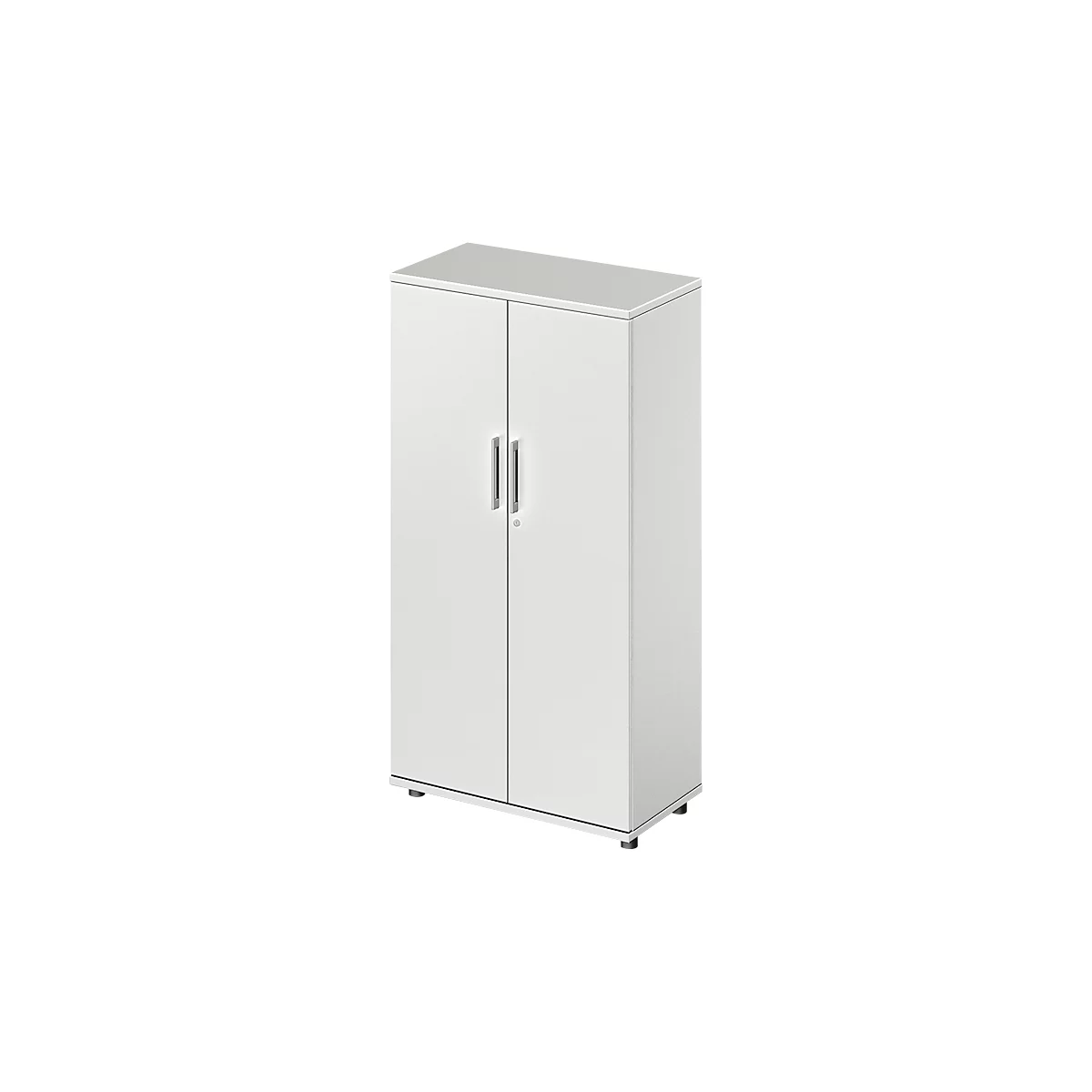 Schäfer Shop Genius draaideurkast TETRIS WOOD, 4 OH, hoogte incl. glijders, B 800 mm, lichtgrijs