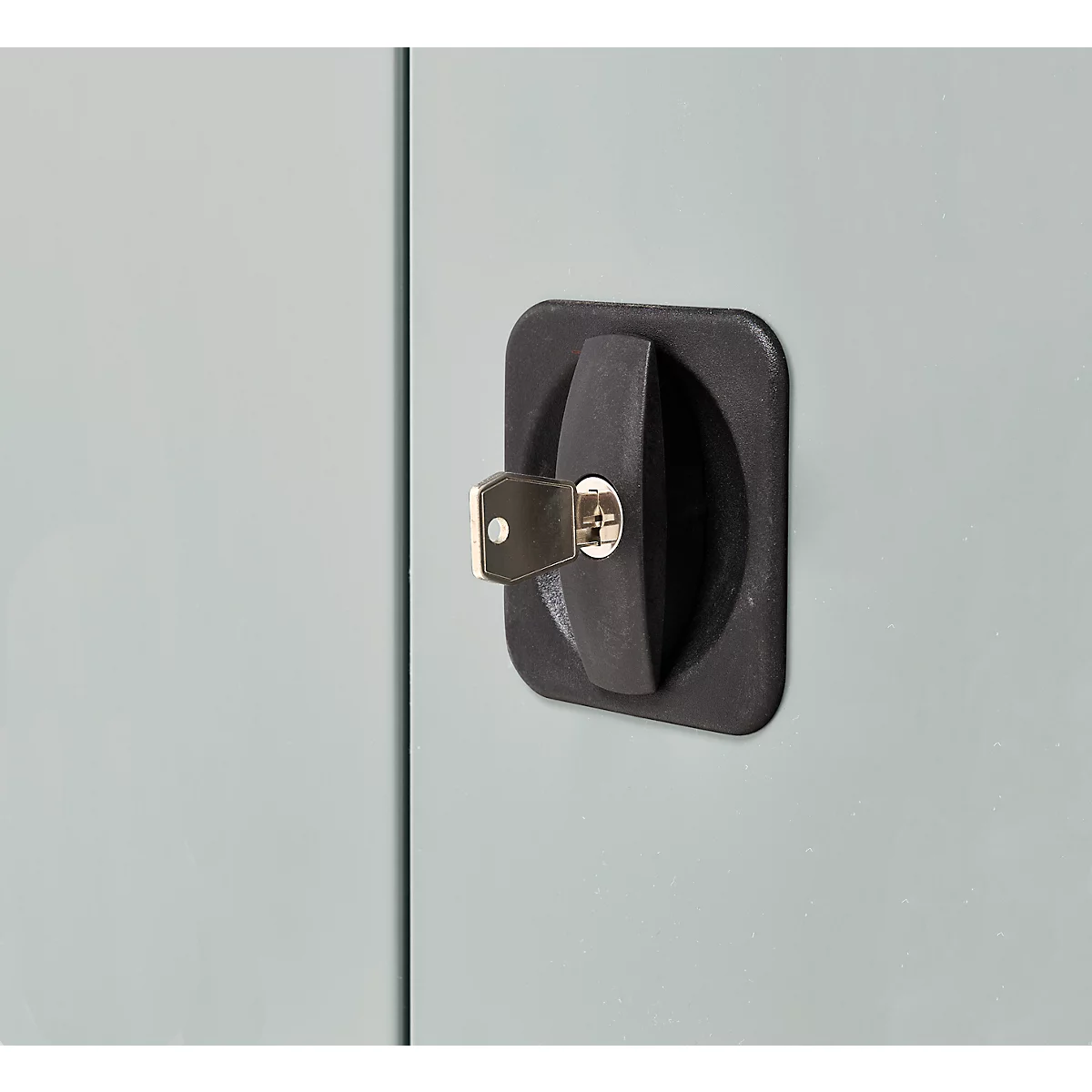 Schäfer Shop Genius dubbeldeurskast FS, staal, met ventilatiegaten, B 1055 x D 520 x H 1105 mm, 3 OH, lichtgrijs/lichtgrijs, tot 300 kg