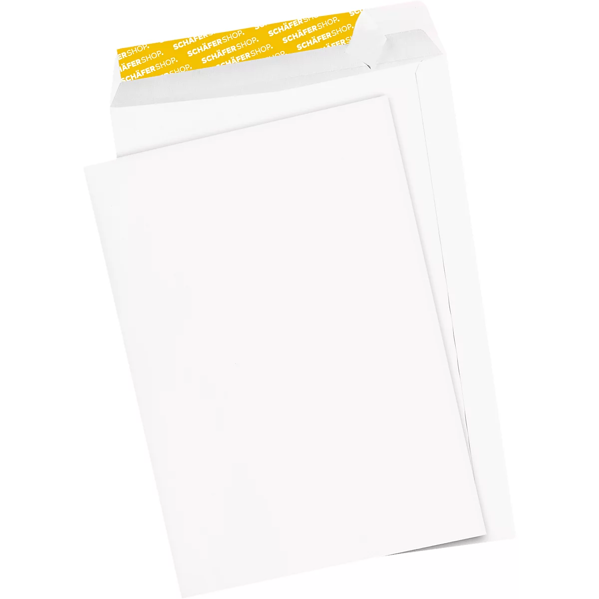 Schäfer Shop Genius enveloppen, formaat C4, zonder venster, zelfklevend, papier, 90 g/m², wit, 25 stuks