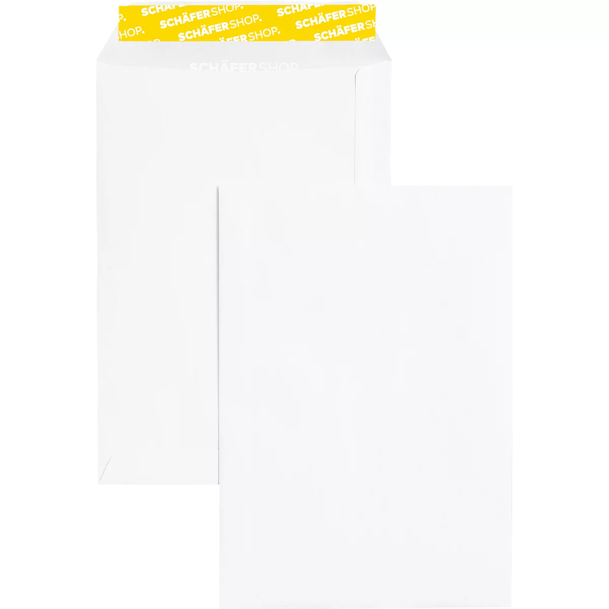 Schäfer Shop Genius enveloppen, formaat C5, zonder venster, zelfklevend, papier, wit, 50 stuks