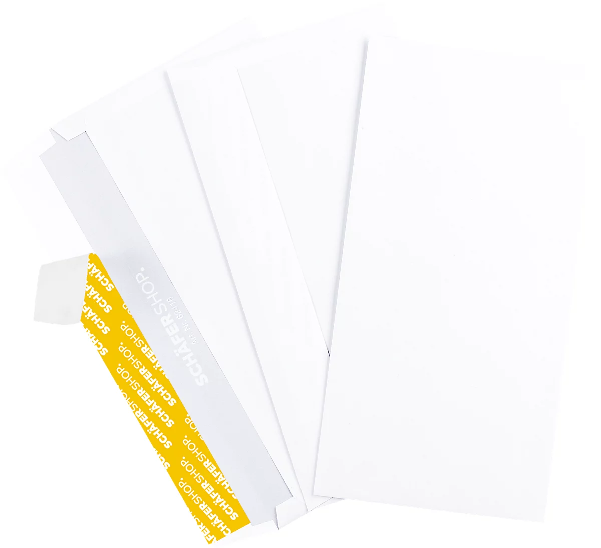 Schäfer Shop Genius Enveloppes avec bande autocollante, 110 x 220 mm (DL), sans fenêtre, 1000 pièces