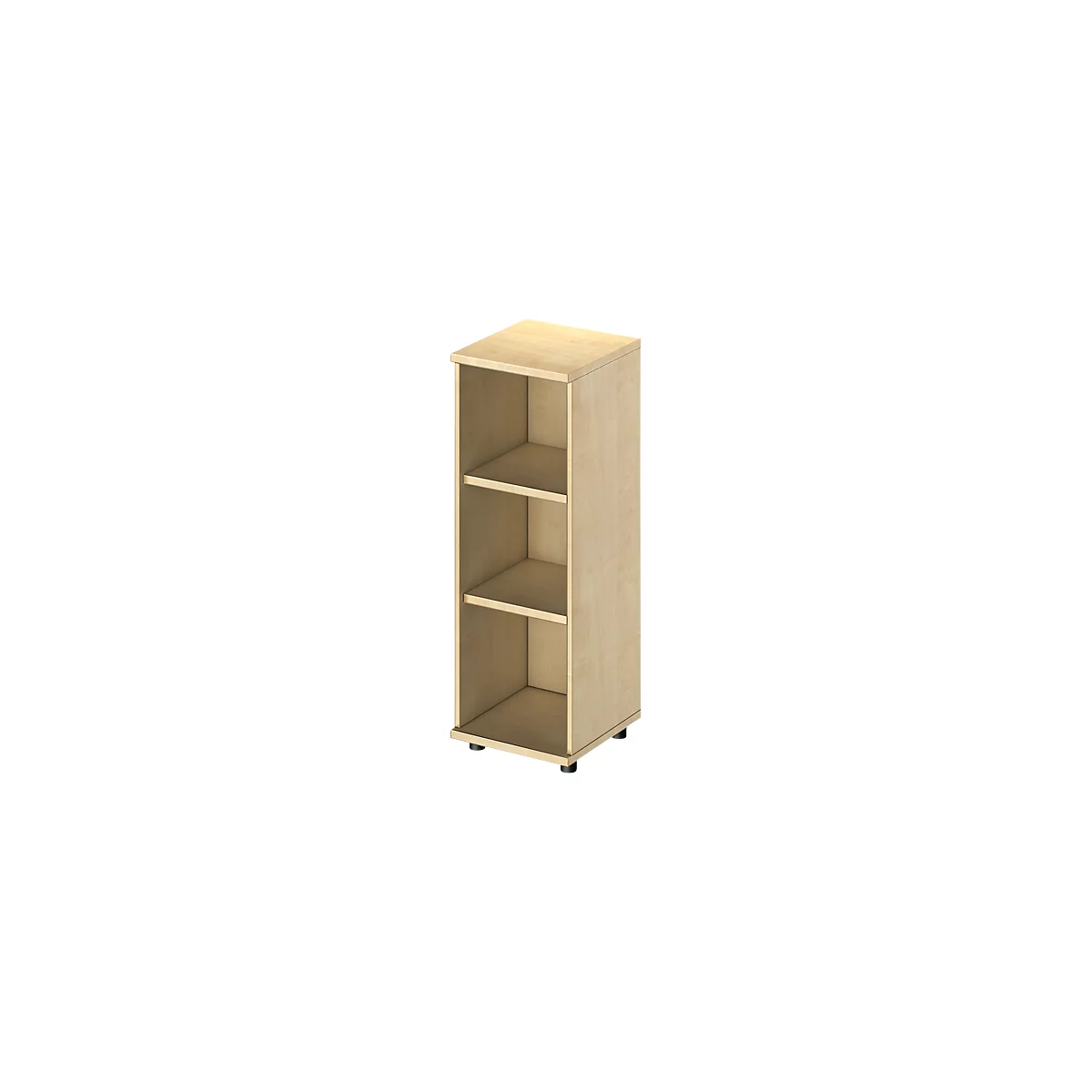 Schäfer Shop Genius estantería TETRIS WOOD, 3 OH, altura incl. guías, W 400 mm, decoración arce