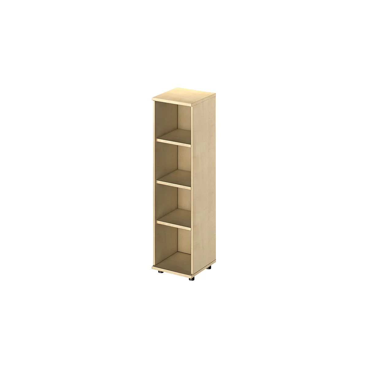 Schäfer Shop Genius Estantería TETRIS WOOD, 4 AA, altura incl. deslizador, An 400 mm, acabado en arce