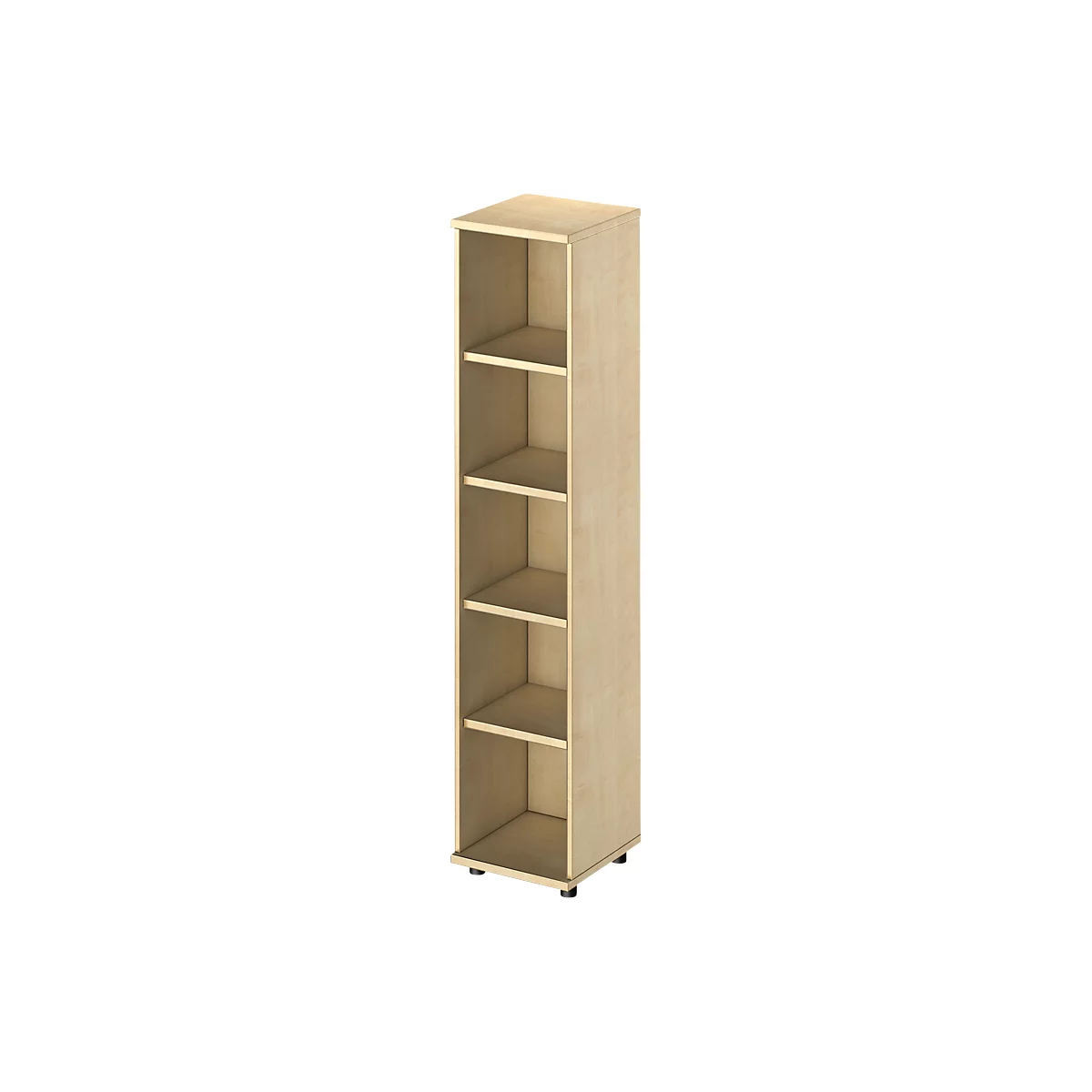 Schäfer Shop Genius estantería TETRIS WOOD, 5 OH, altura incl. guías, W 400 mm, decoración arce 