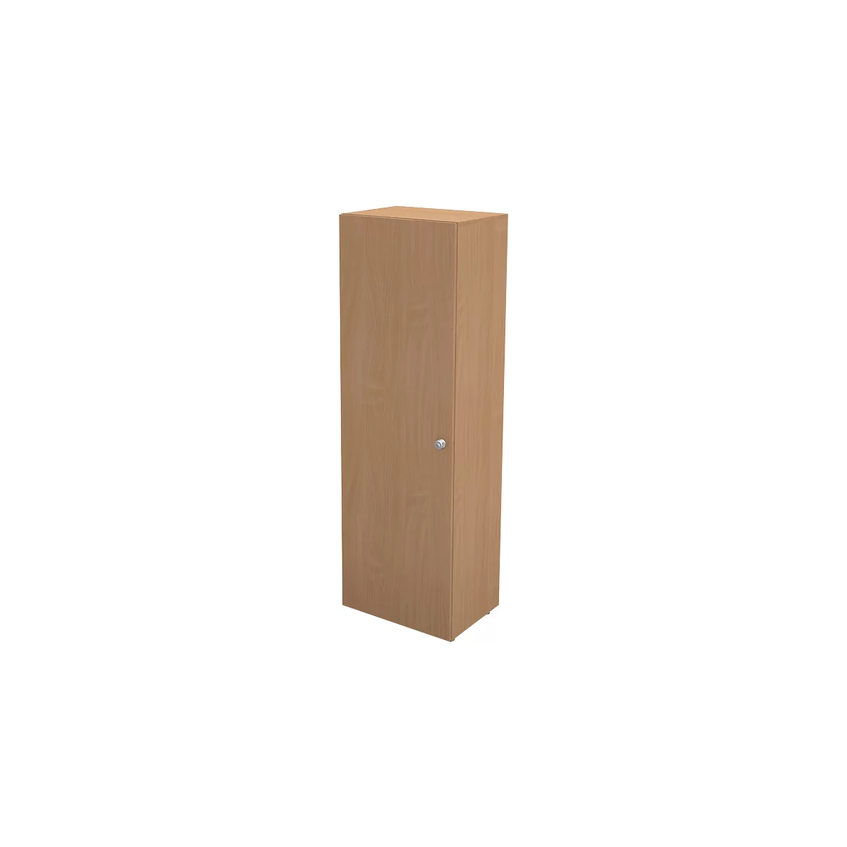 Schäfer Shop Genius Flügeltürenschrank TETRIS WALL, 5 Ordnerhöhen, Türanschlag links, B 600 x T 440 x H 1880 mm, Buche-Dekor