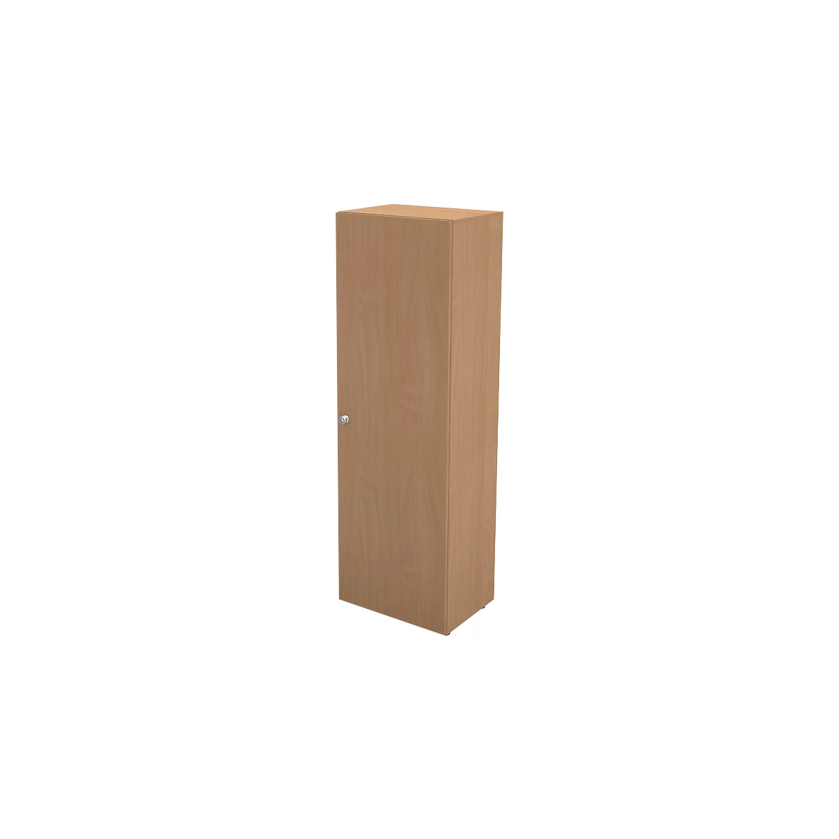 Schäfer Shop Genius Flügeltürenschrank TETRIS WALL, 5 Ordnerhöhen, Türanschlag rechts, B 600 x T 440 x H 1880 mm, Buche-Dekor