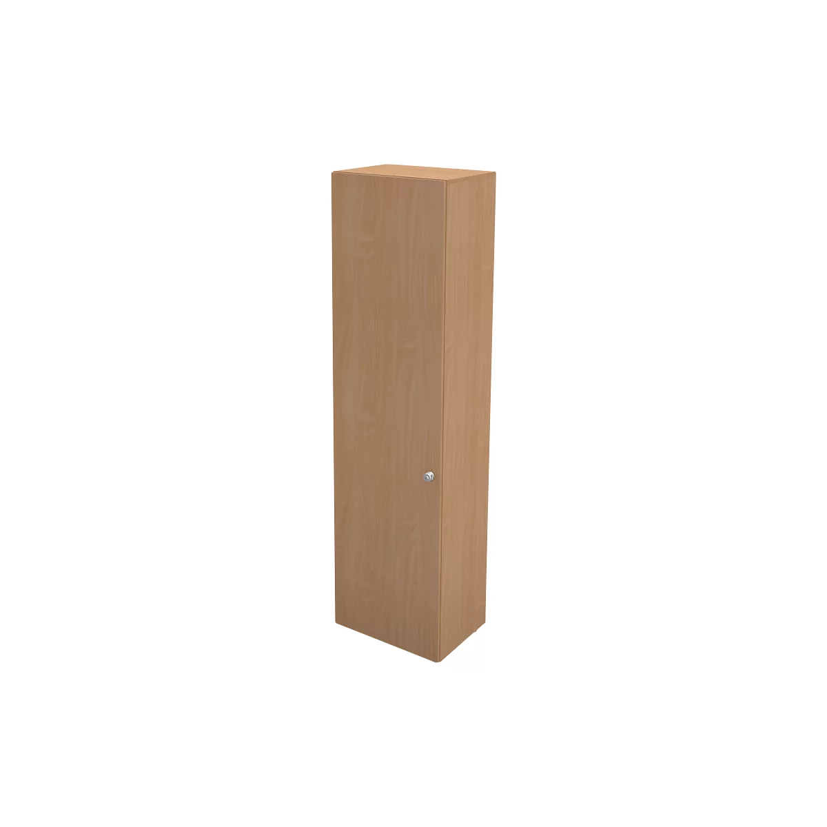 Schäfer Shop Genius Flügeltürenschrank TETRIS WALL, 6 Ordnerhöhen, Türanschlag links, B 600 x T 440 x H 2250 mm, Buche-Dekor