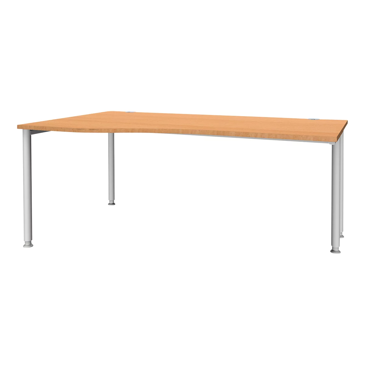 Schäfer Shop Genius Freiformschreibtisch MODENA FLEX, Ansatz links, Buche 