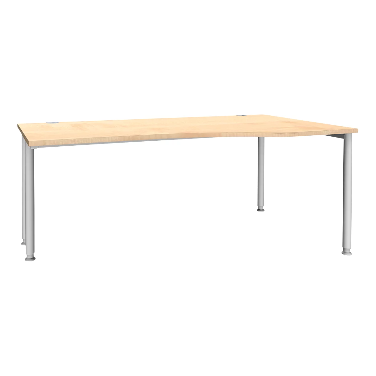 Schäfer Shop Genius Freiformschreibtisch MODENA FLEX, Ansatz rechts, Ahorn 