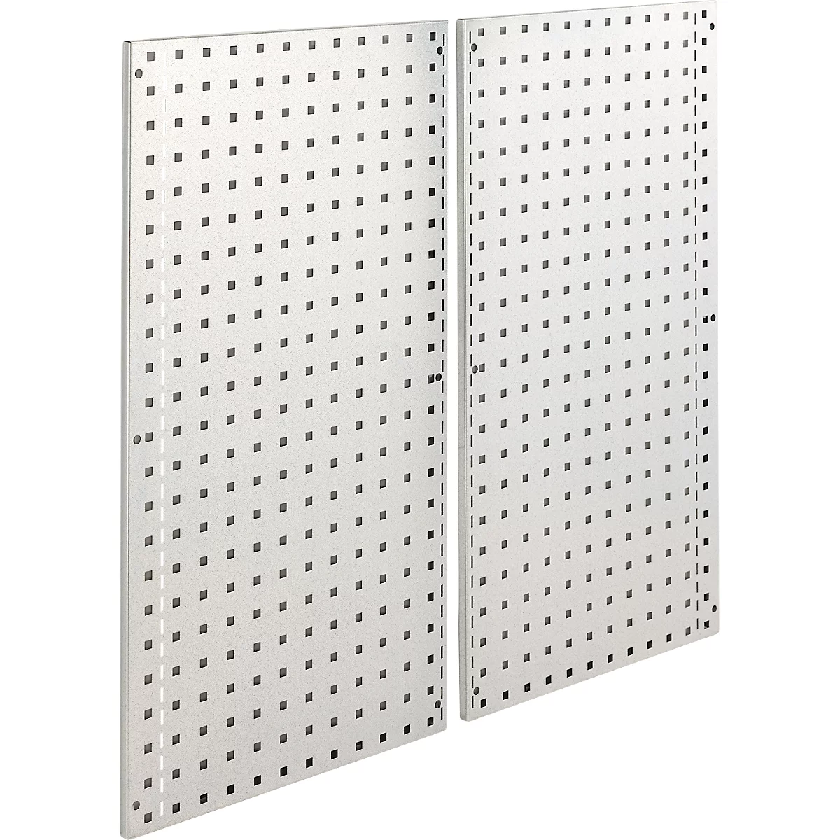 Schäfer Shop Genius geperforeerde rasterwandset voor FS reinigingsmiddelenkasten, 2 wanden, verzinkt plaatstaal, voor kastdiepte 520 mm