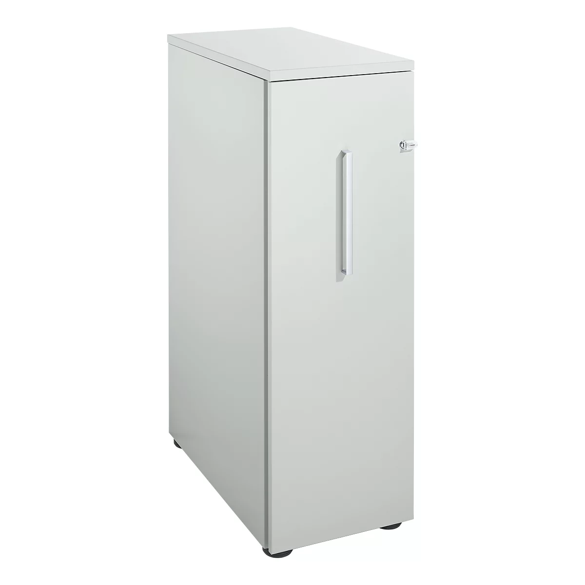 Schäfer Shop Genius Hochcontainer, B 435 x T 800 x H 1296 mm, lichtgrau/lichtgrau