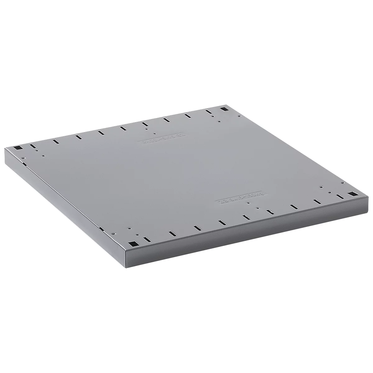 Schäfer Shop Genius legbord FS, voor FS kasten, gegalvaniseerd staal, B 484 x D 486 x H 30 mm, tot 50 kg
