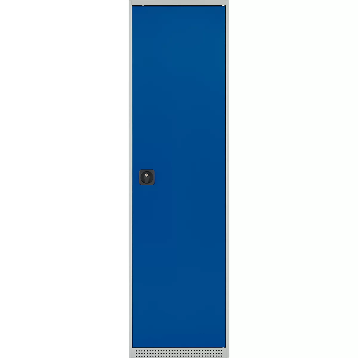 Schäfer Shop Genius materiaalkast FS, 5 OH, afsluitbaar, 2 legborden/6 laden, tot 250 kg, B 545 x D 520 x H 1950 mm, staal, lichtgrijs/gentiaanblauw
