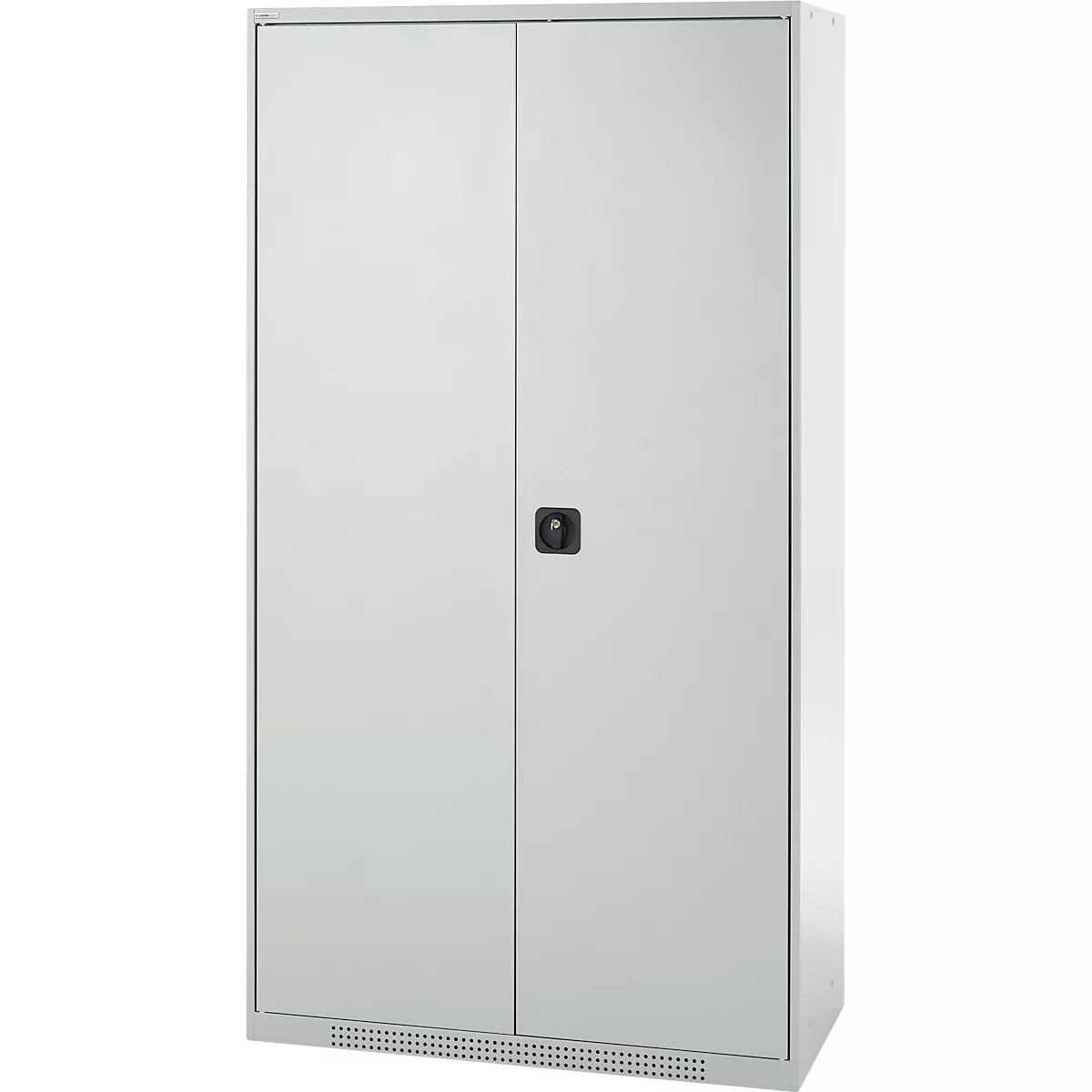 Schäfer Shop Genius materiaalkast FS, 5 OH, afsluitbaar, 4 legborden/12 laden, tot 450 kg, B 1055 x D 520 x H 1950 mm, staal, lichtgrijs/lichtgrijs