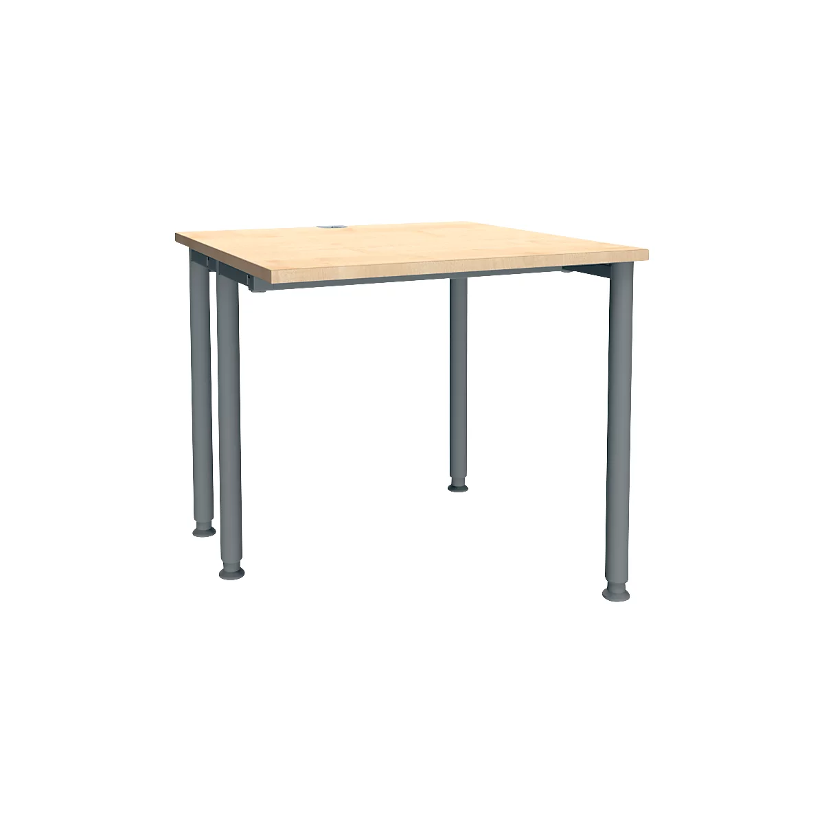 Schäfer Shop Genius MODENA FLEX bureau, breedte 800 mm, aan één zijde ingekort, ahorn/antraciet
