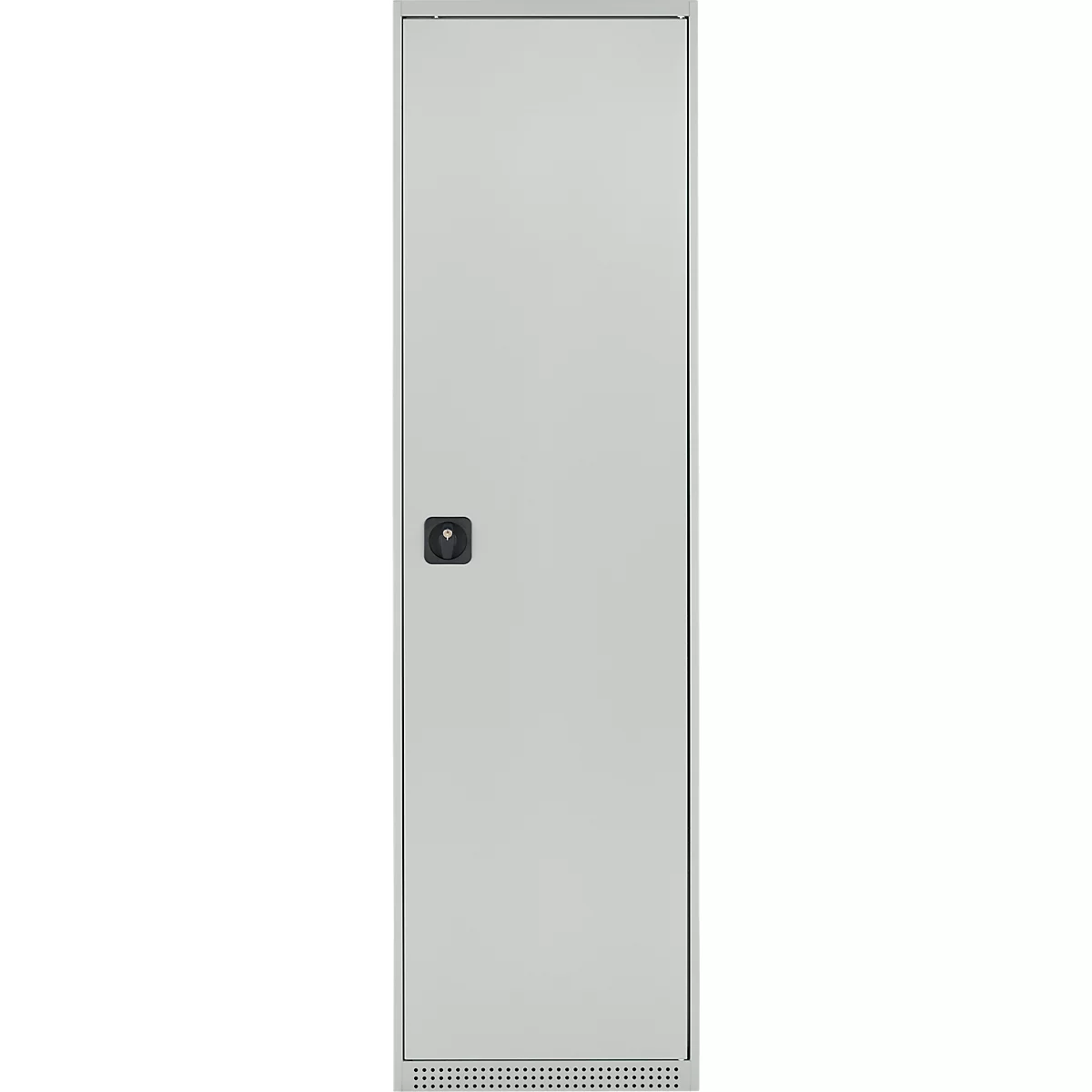 Schäfer Shop Genius multifunctionele kast FS, modulair, afsluitbaar, zonder tussenschot, 2 legborden, B 545 x D 520 x H 1950 mm, staal, lichtgrijs