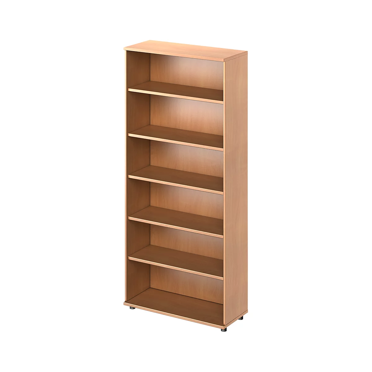 Schäfer Shop Genius open kast TETRIS WOOD, 6 OH, hoogte incl. glijders, B 1000 mm, beuken afwerking