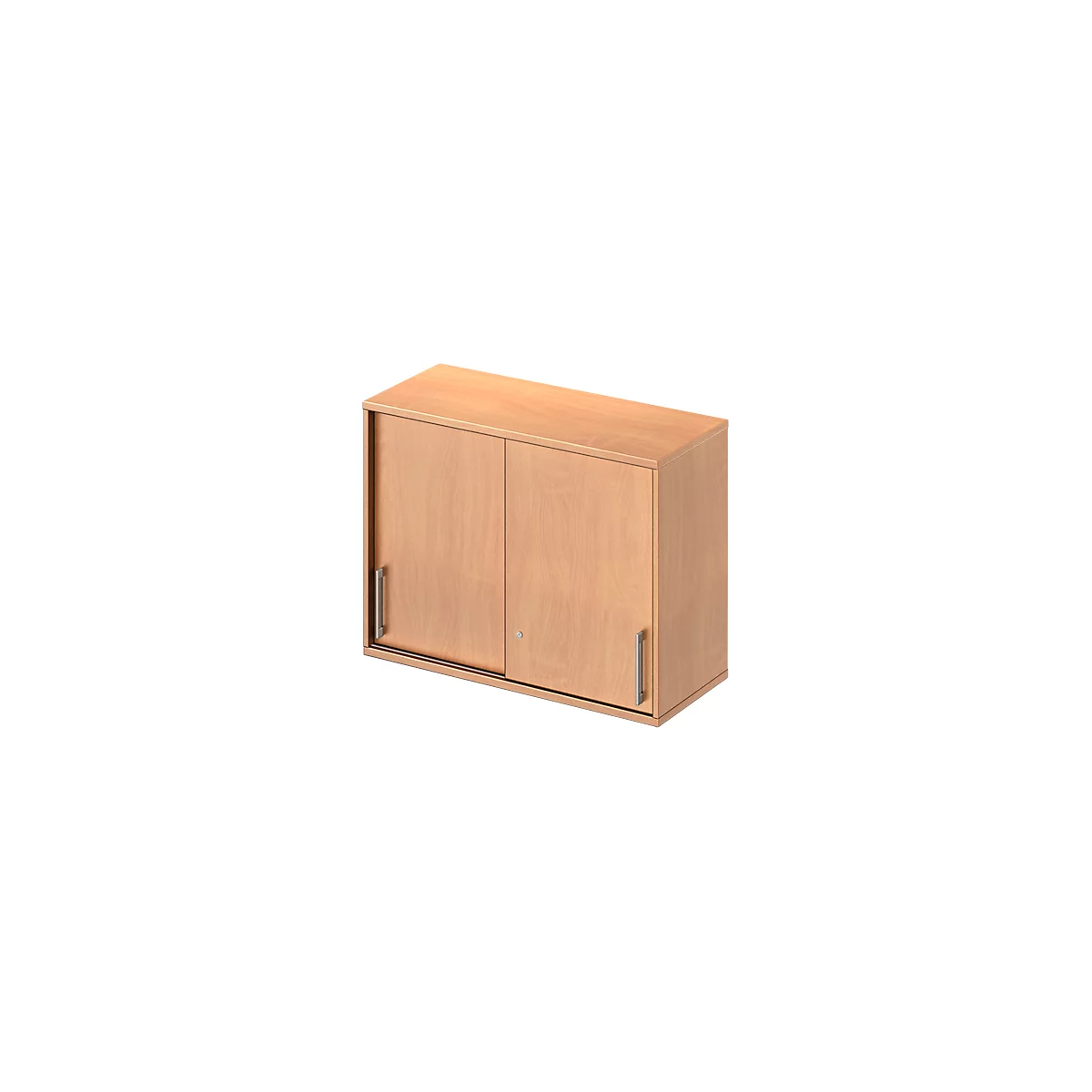 Schäfer Shop Genius Opzetkast met schuifdeuren TETRIS WOOD, 2 ordnerhoogten, B 1000 mm, hoogte incl. glijders, beukenpatroon