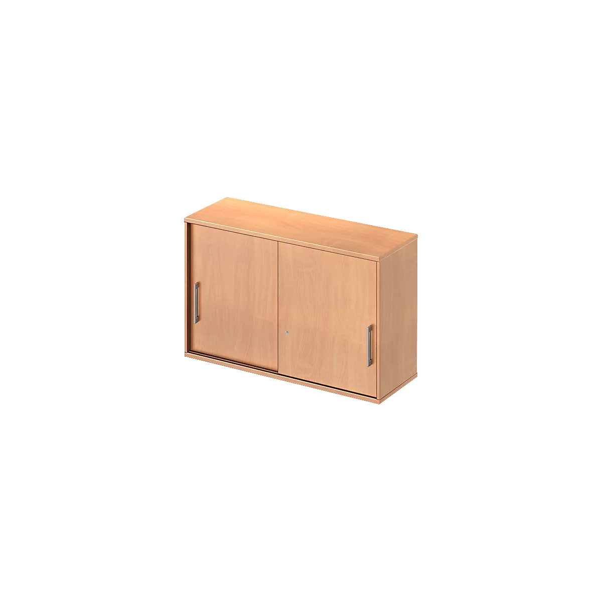 Schäfer Shop Genius Opzetkast met schuifdeuren TETRIS WOOD, 2 ordnerhoogten, B 1200 mm, hoogte incl. glijders, beukenpatroon