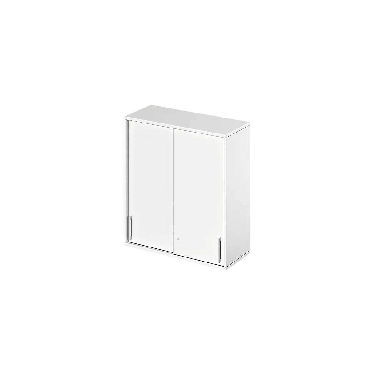 Schäfer Shop Genius Opzetkast met schuifdeuren TETRIS WOOD, 3 ordnerhoogten, B 1000 mm, wit