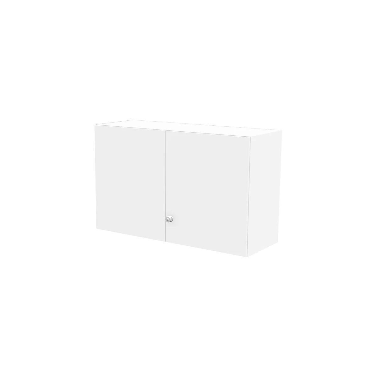 Schäfer Shop Genius Opzetkast TETRIS WALL, 2 ordnerhoogten, deuraanslag rechts, B 1200 x D 440 x H 740 mm, wit