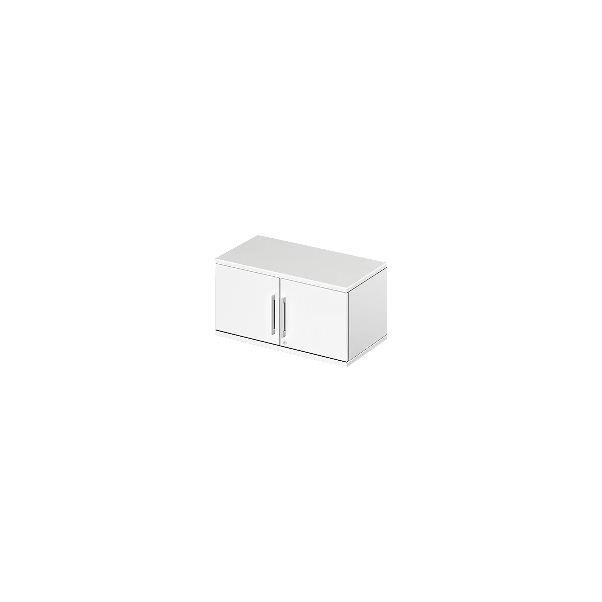 Schäfer Shop Genius Opzetvleugeldeurkast TETRIS WOOD, 1 ordnerhoogte, B 800 x H 400 mm, wit