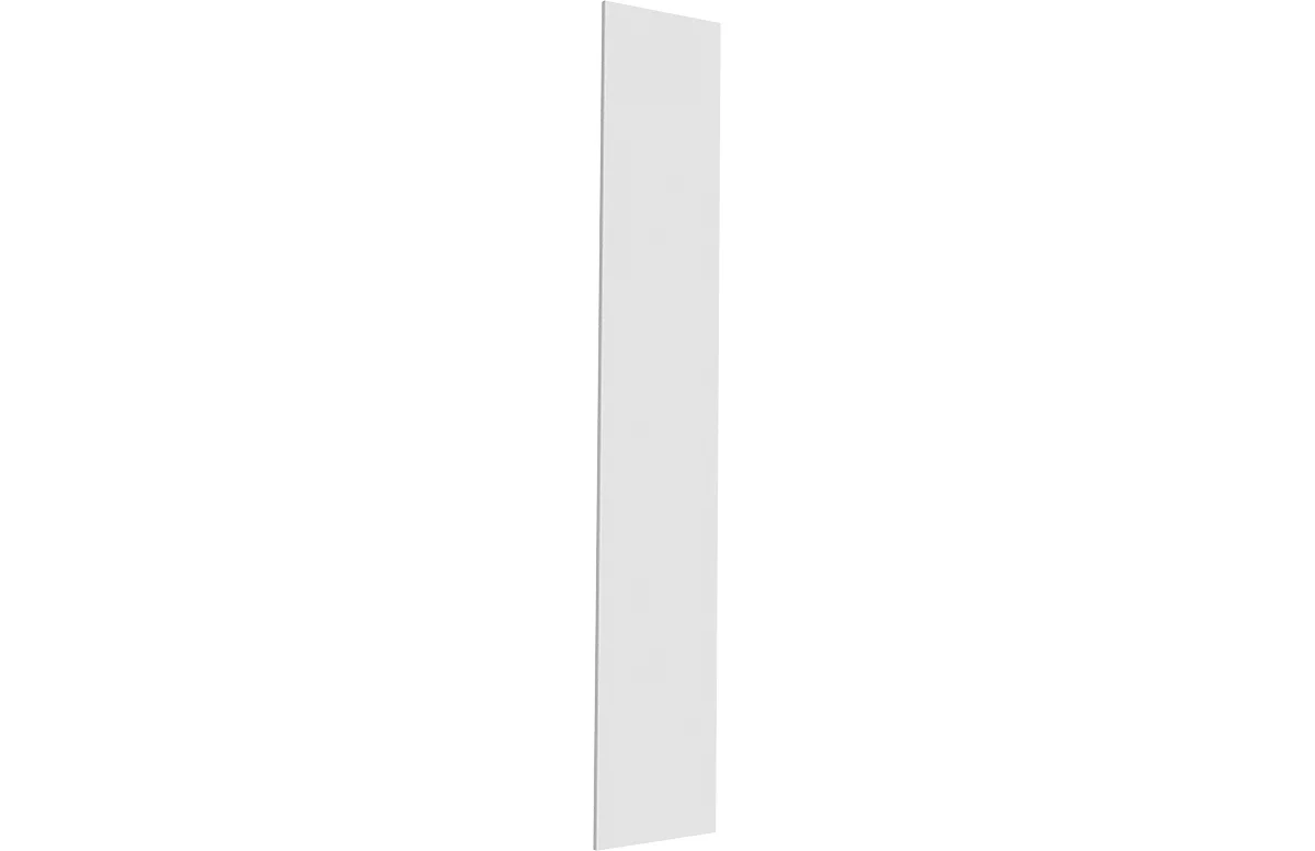 Schäfer Shop Genius Panel lateral TETRIS SOLID, para cuerpo metálico, Al 2239 mm, para armarios 6 AA, grosor 19 mm, gris luminoso