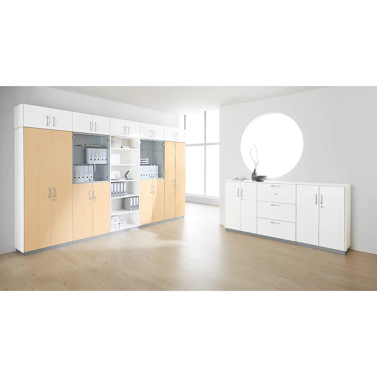 Schäfer Shop Genius Panneau latéral TETRIS SOLID, H 377 mm, blanc