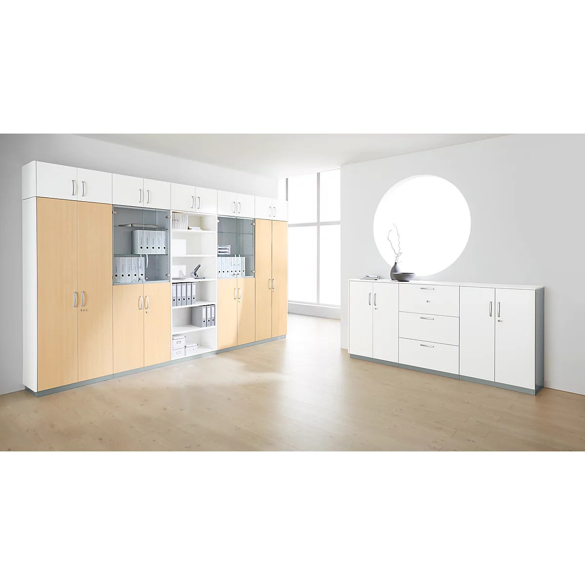 Schäfer Shop Genius Panneau latéral TETRIS SOLID, H 377 mm, blanc