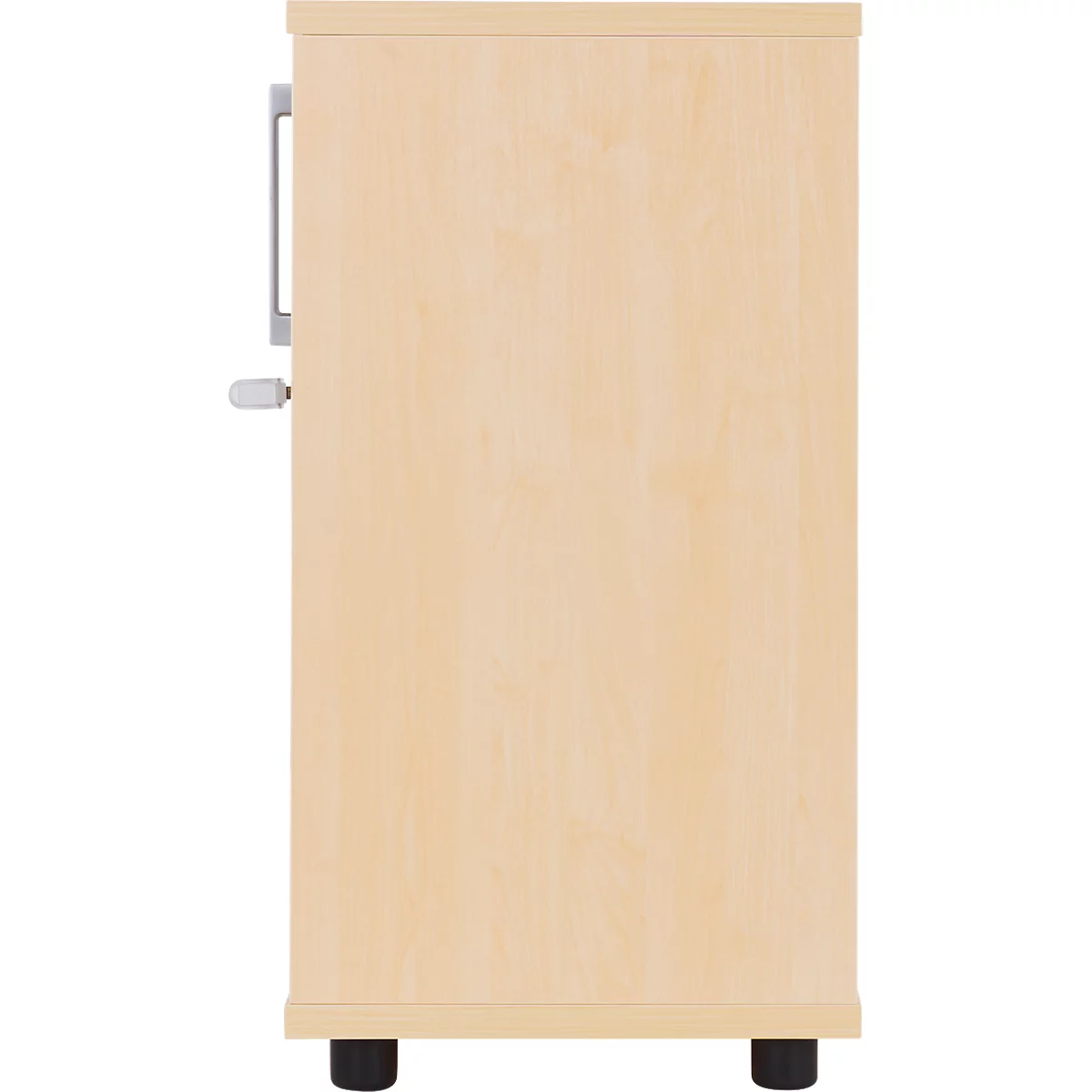 Schäfer Shop Genius Querrollladenschrank TETRIS WOOD, 2 OH, B 1200 mm, Höhe inkl. Gleiter, Ahorn-Dekor