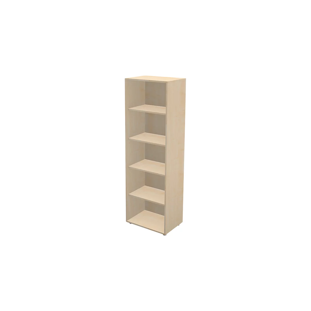 Schäfer Shop Genius Regal TETRIS WALL, 5 Ordnerhöhen, B 600 x T 420 x H 1880 mm, Ahorn-Dekor