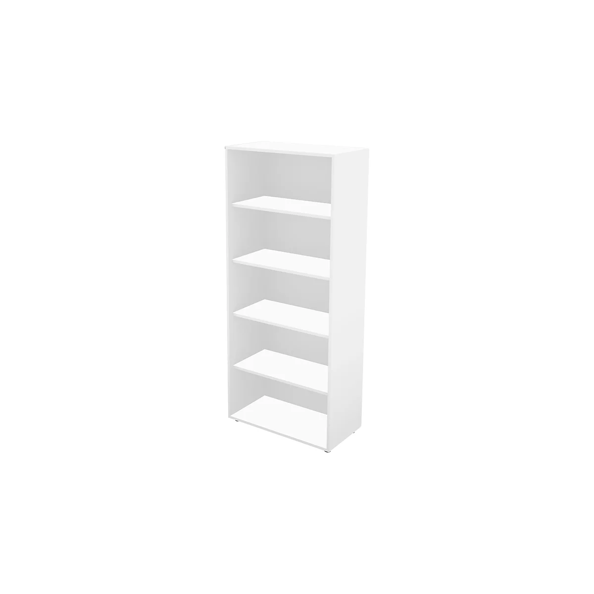 Schäfer Shop Genius Regal TETRIS WALL, 5 Ordnerhöhen, B 800 x T 420 x H 1880 mm, weiß