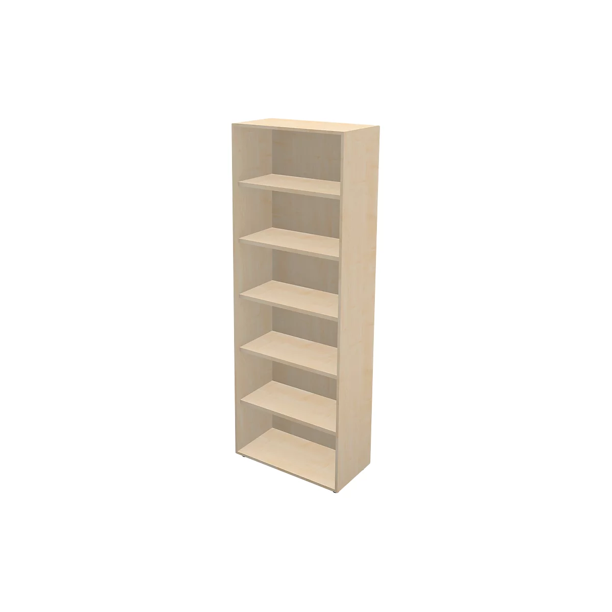Schäfer Shop Genius Regal TETRIS WALL, 6 Ordnerhöhen, B 800 x T 420 x H 2250 mm, Ahorn-Dekor