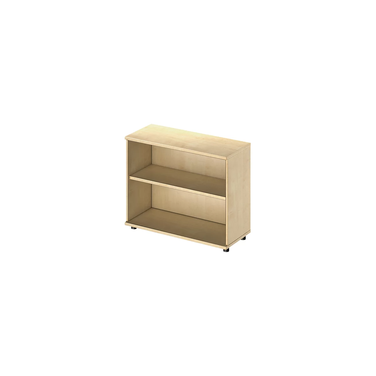 Schäfer Shop Genius Regal TETRIS WOOD, 2 OH, Höhe inkl. Gleiter, B 1000 mm, Ahorn-Dekor