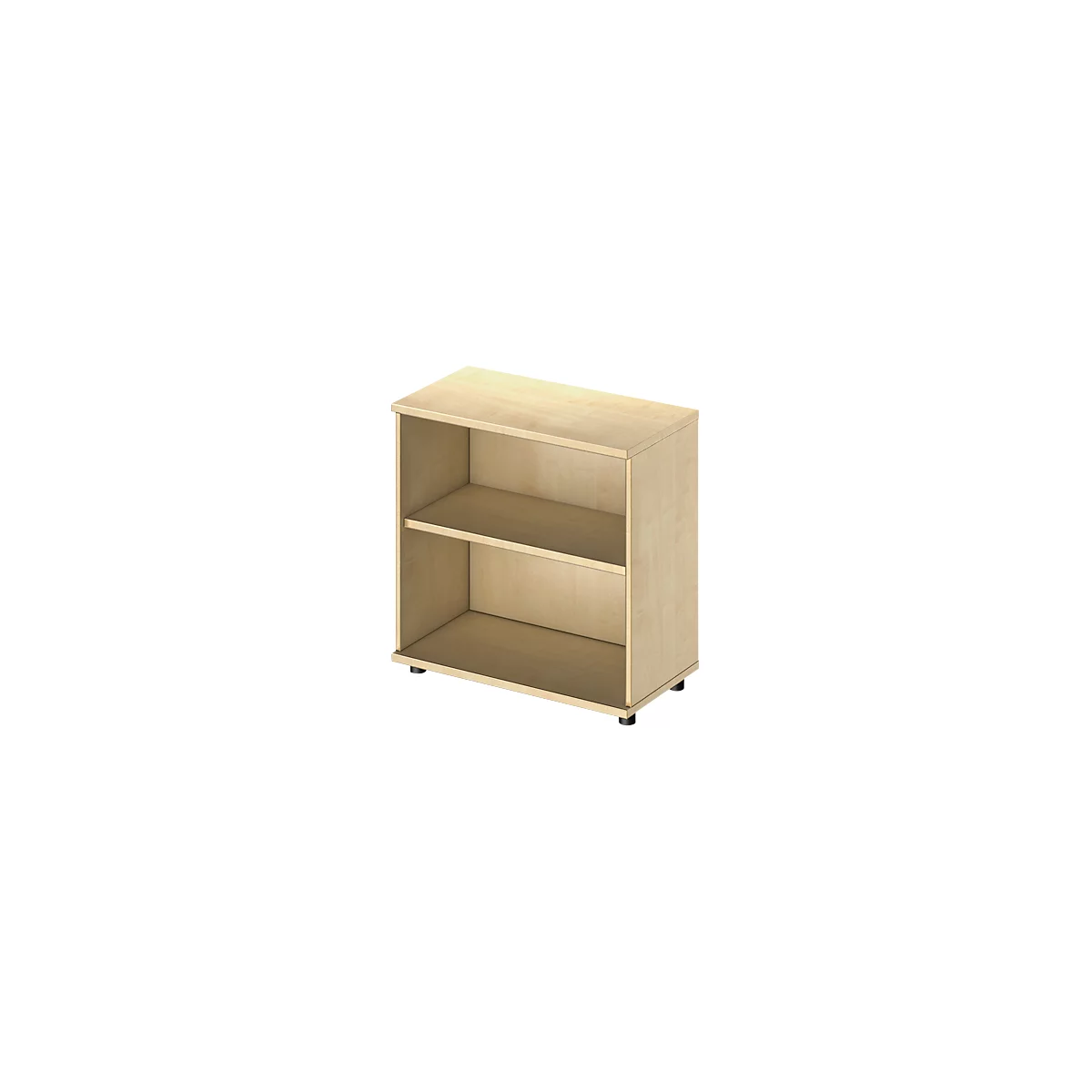 Schäfer Shop Genius Regal TETRIS WOOD, 2 OH, Höhe inkl. Gleiter, B 800 mm, Ahorn-Dekor