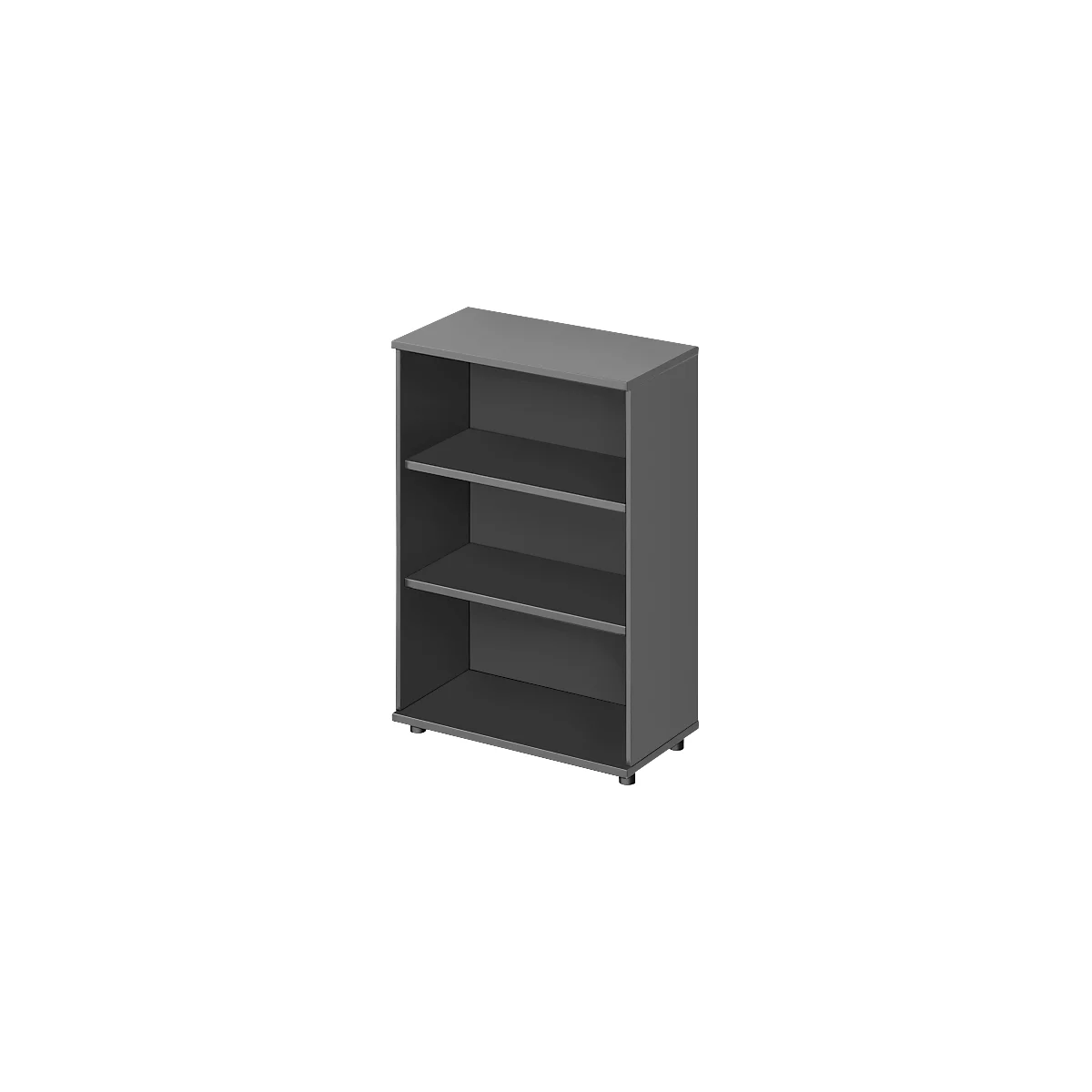 Schäfer Shop Genius Regal TETRIS WOOD, 3 OH, Höhe inkl. Gleiter, B 800 mm, graphit