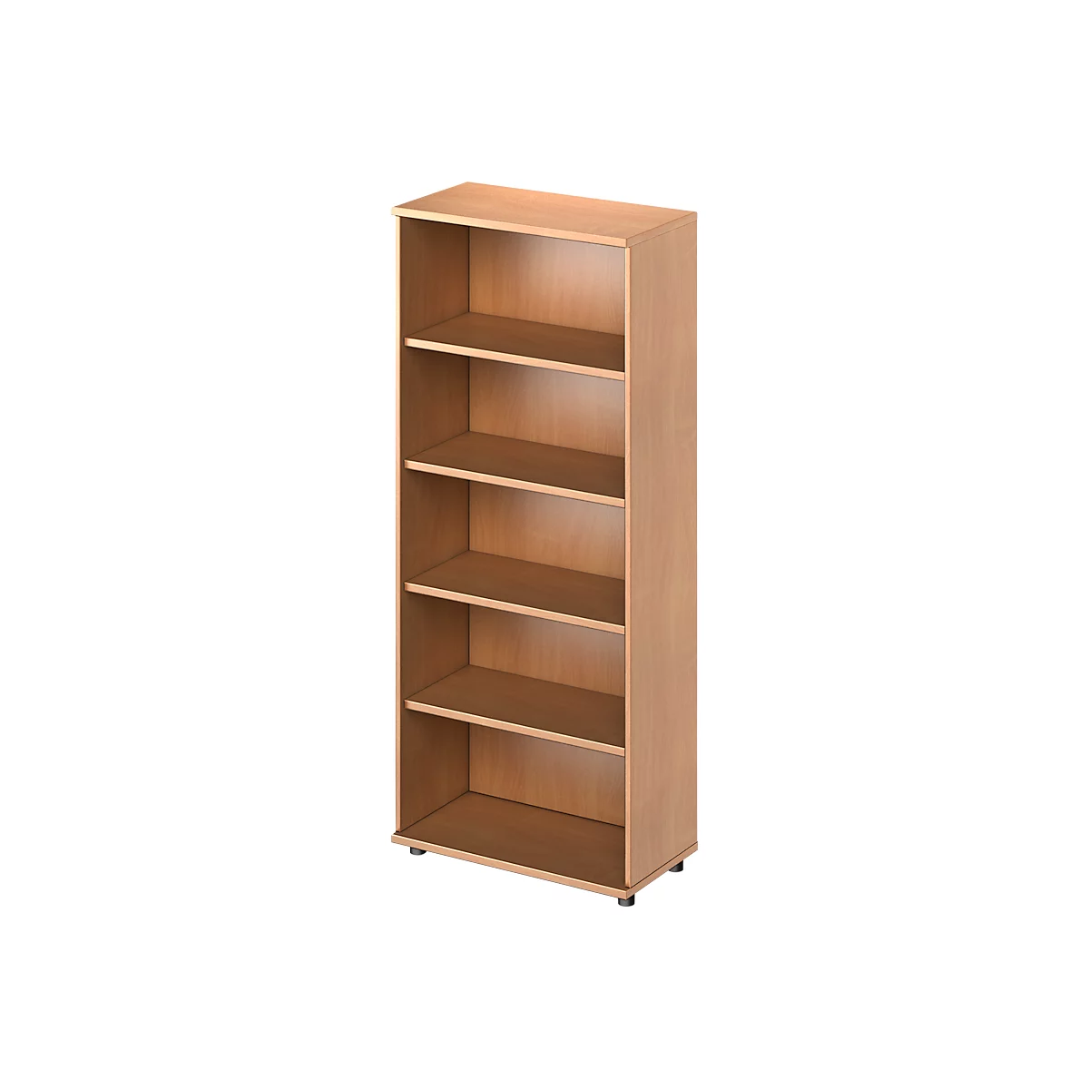 Schäfer Shop Genius Regal TETRIS WOOD, 5 OH, Höhe inkl. Gleiter, B 800 mm, Buche-Dekor 
