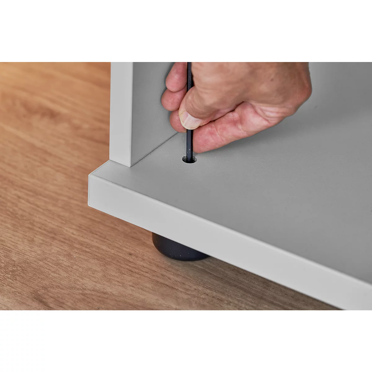 Schäfer Shop Genius Regal TETRIS WOOD, 6 OH, Höhe inkl. Gleiter, B 1000 mm, Buche-Dekor