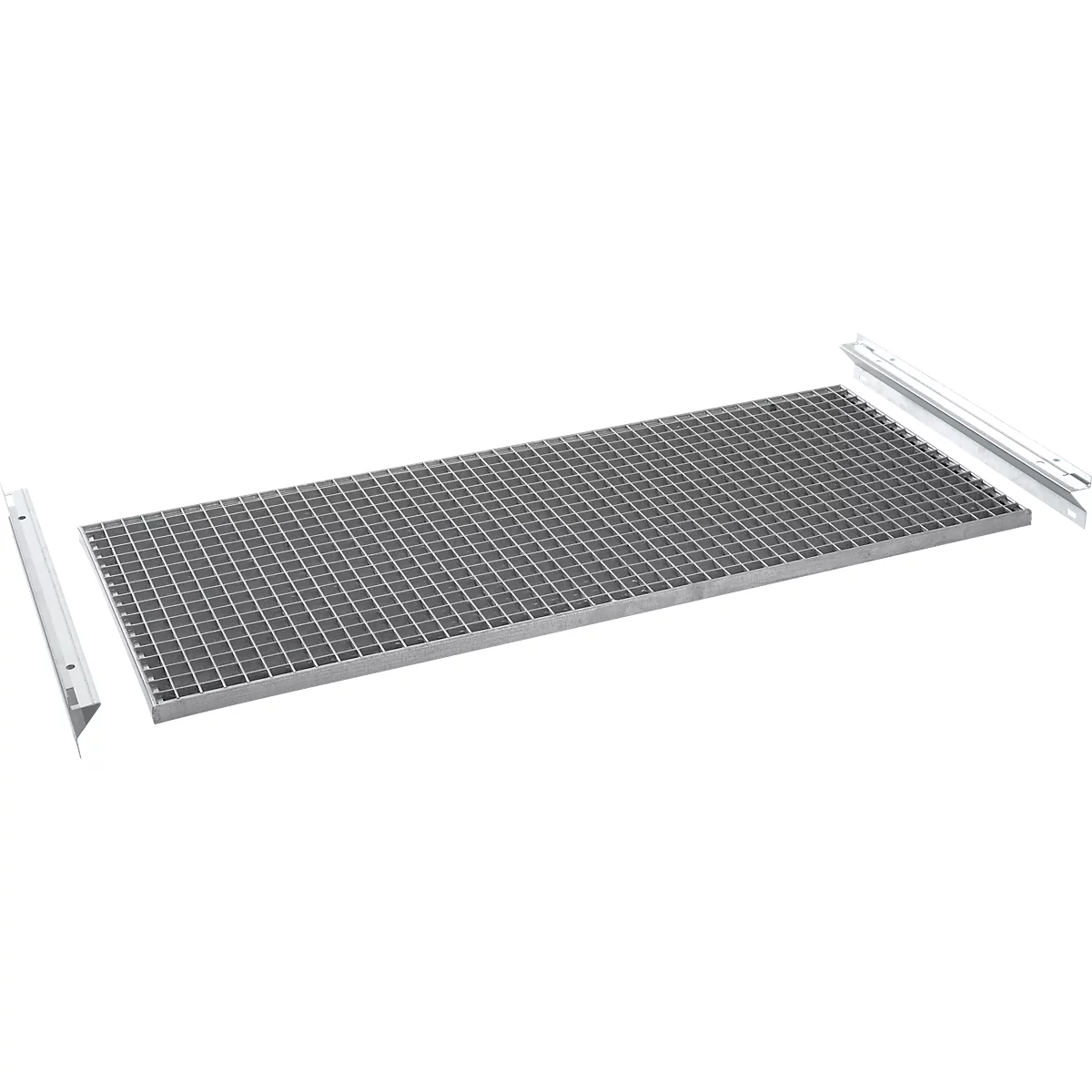 Schäfer Shop Genius rooster FS, staal, B 993 x D 492 x H 30 mm, zink, tot 80 kg