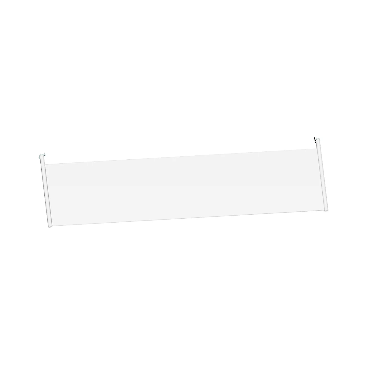 Schäfer Shop Genius Rückseitenblende, für Schreibtisch 135 Grad, H 466 mm, weiß